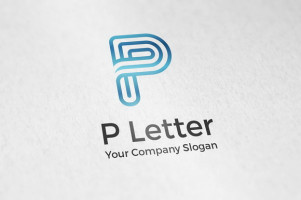 Letter P Logo Vector Icon