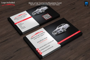 Rent a Car Business Card